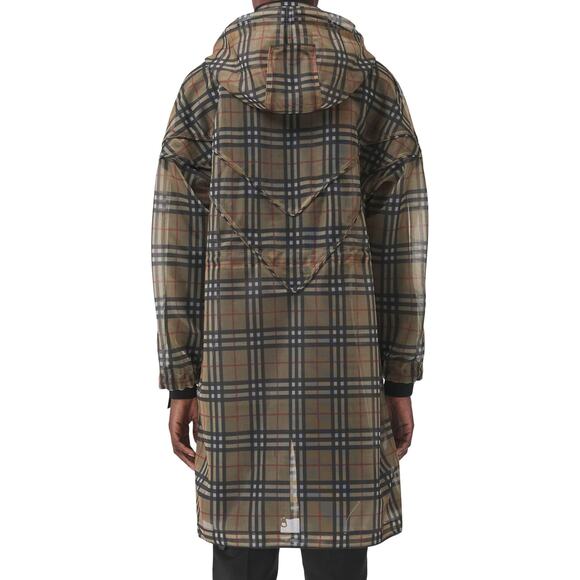 New Burberry Plaid Check Mesh Jacket - Picture 6 of 16